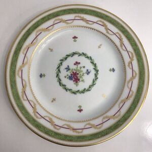 Haviland Limoges France VIEUX PARIS Green Salad Plate 7.5"